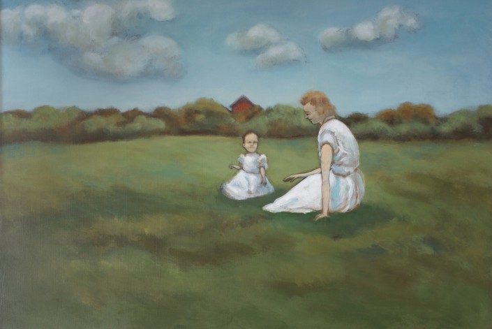 A Summer’s Day 24 x 36 acrylic, charcoal on board